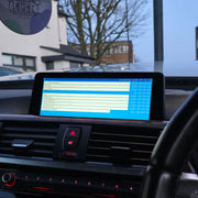 BMW iDrive NBTevo software update in progress